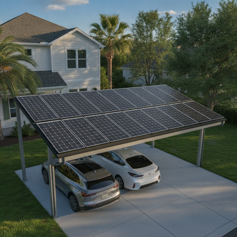 How Many Solar Panels Fit on a Standard Double Car Carport?