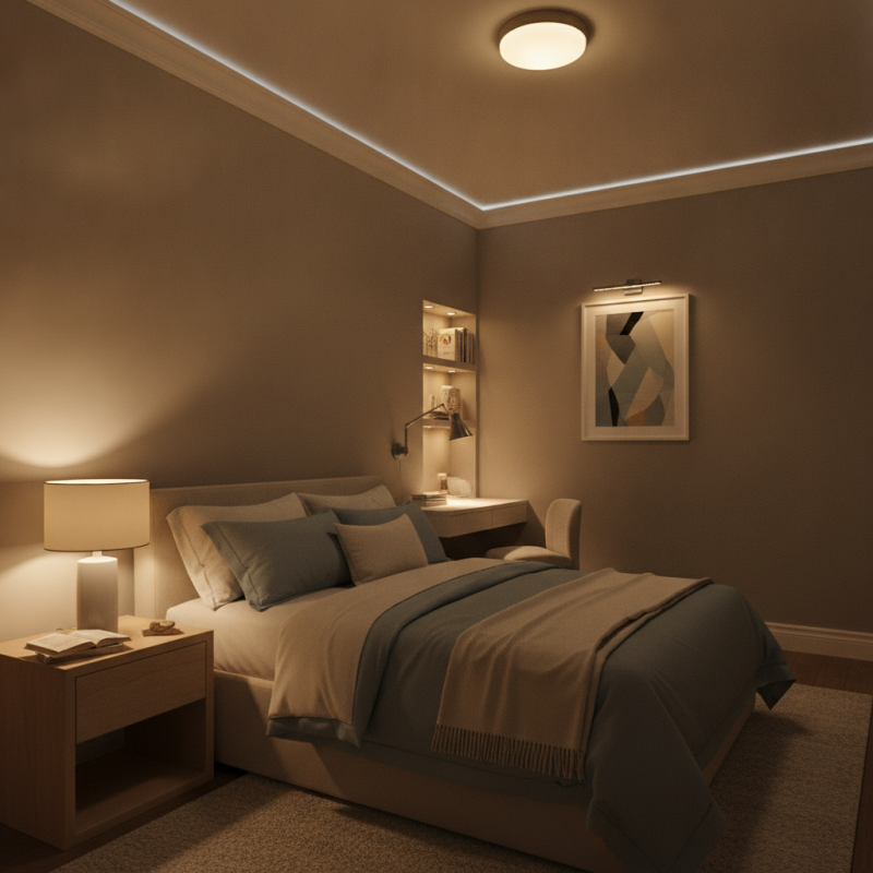 How to Design Layered Lighting for a Small Bedroom?