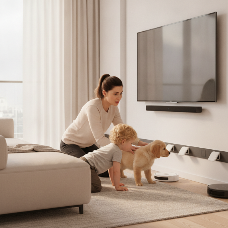 Are Hidden Power Tracks Safe for Kids and Pets?