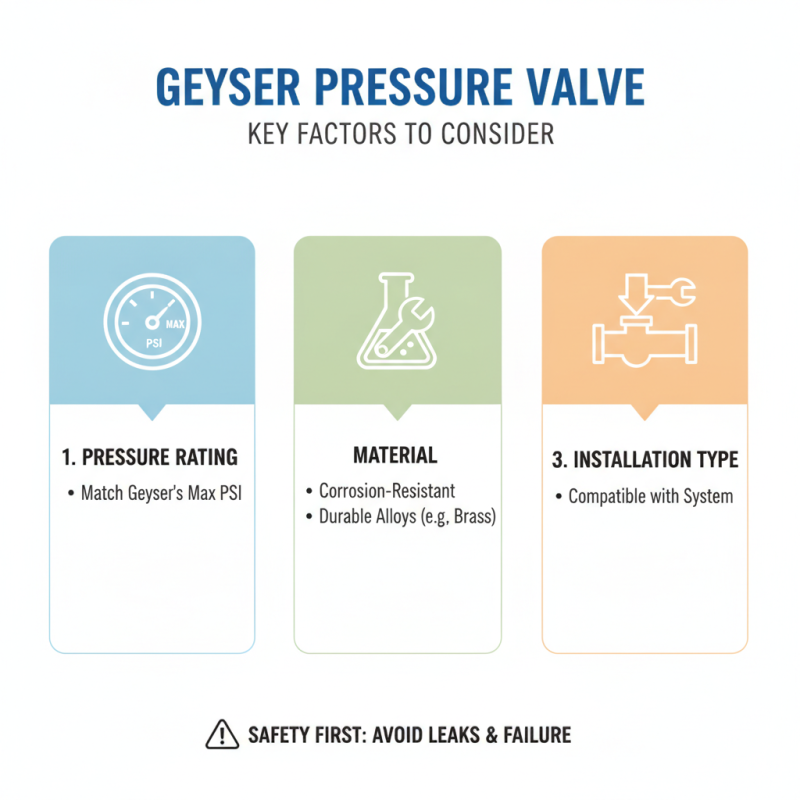 How to Choose the Right Geyser Pressure Valve for Your Needs?
