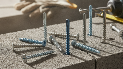Top Self Tapping Masonry Screws for Global Buyers?