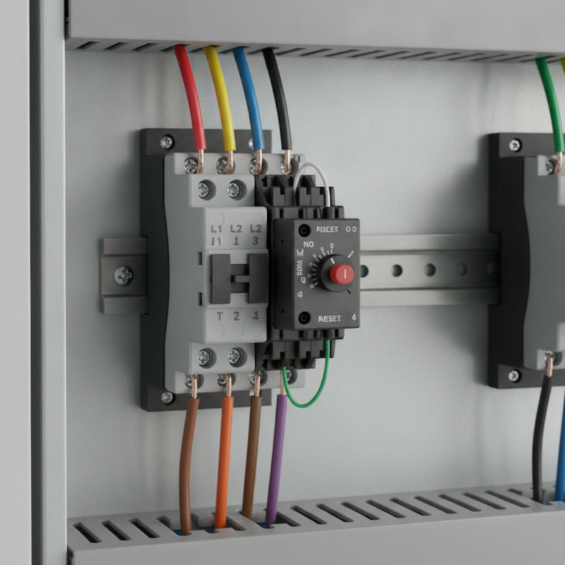 How to Wire a Thermal Relay to an AC Contactor Easily?