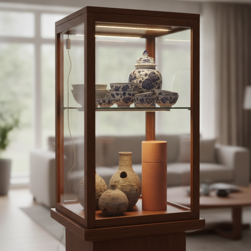 How to Showcase Ceramic Collections in a Glass Cabinet?