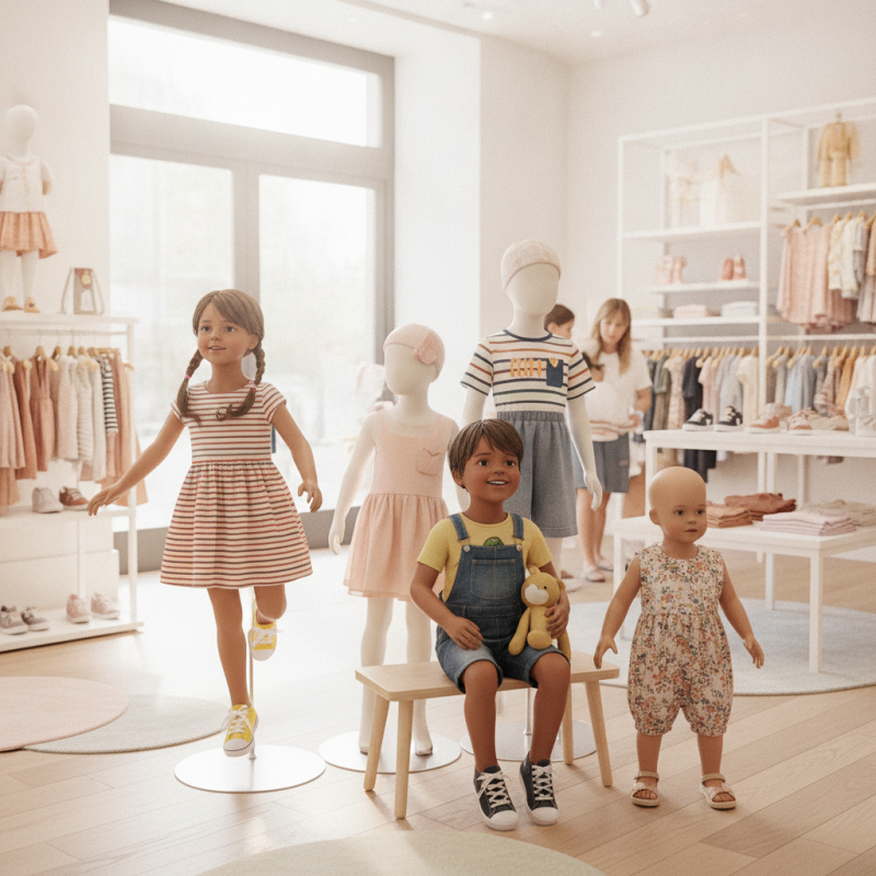 10 Essential Tips for Choosing Mannequins in Children’s Clothing Stores?