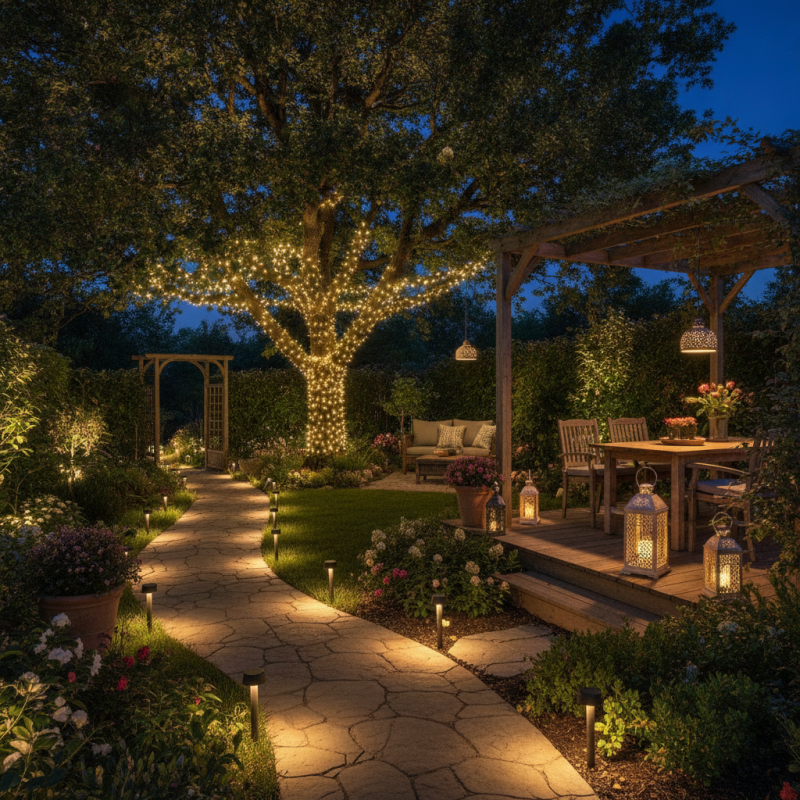 2026 Best Ways to Use Solar Lights for Stunning Decor?