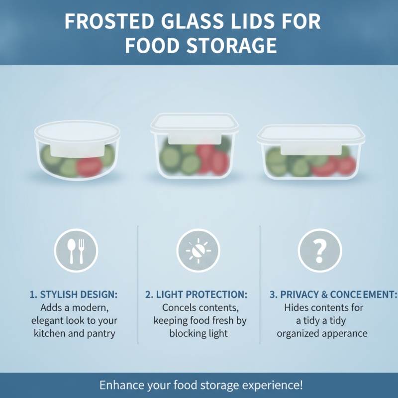 What Are the Benefits of Using Frosted Glass Lids for Storage?