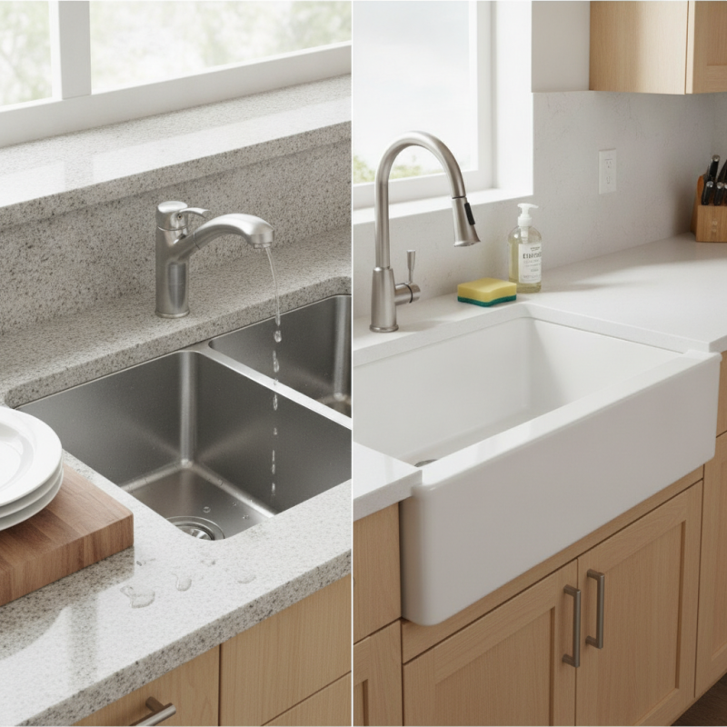 2026 How to Choose Between Topmount and Undermount Sinks?