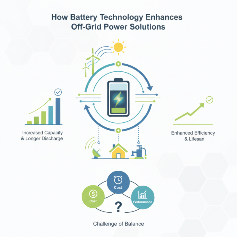 How Battery Technology Enhances Off Grid Power Solutions?