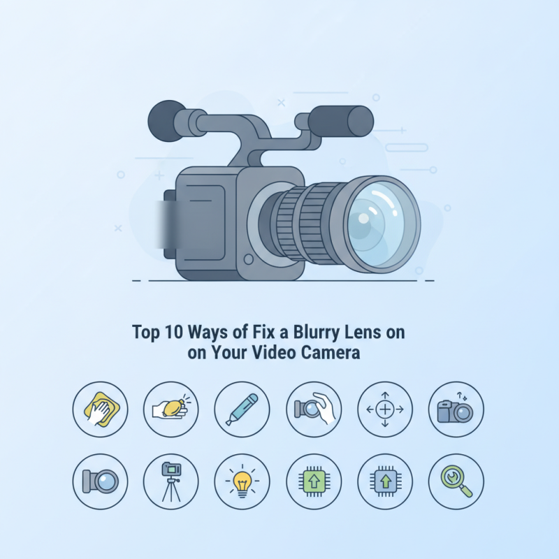 Top 10 Ways to Fix a Blurry Lens on Your Video Camera?