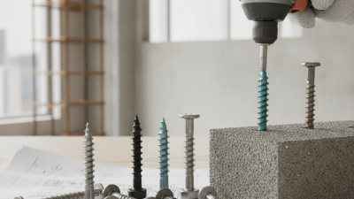 2026 Best Self Drilling Concrete Screws for Your Projects?