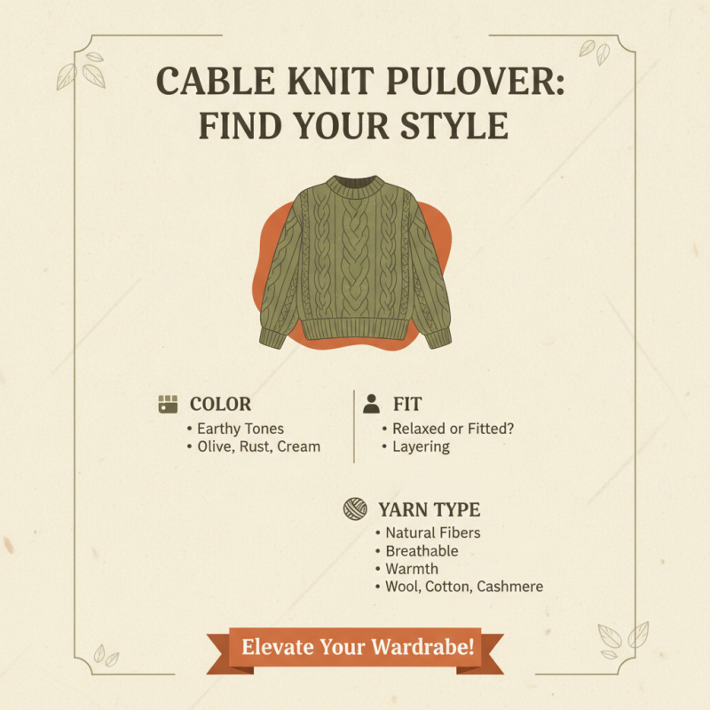 Top 10 Cable Knit Pullovers to Elevate Your Wardrobe?