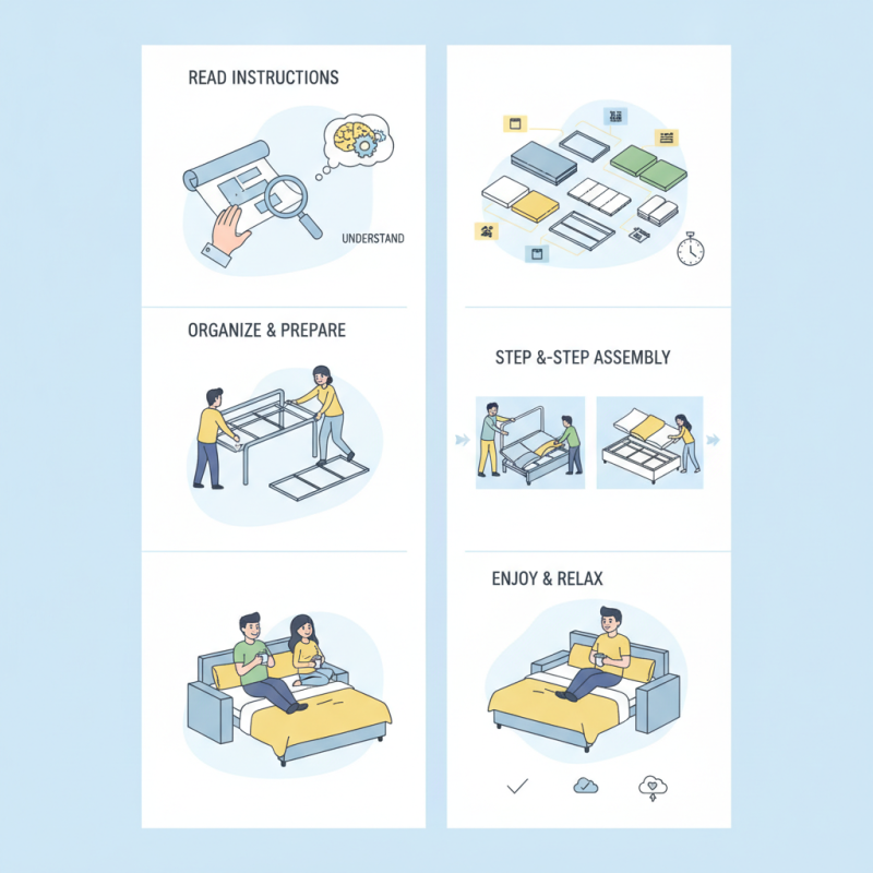 How to Assemble a Sofa Bed Quickly and Easily?