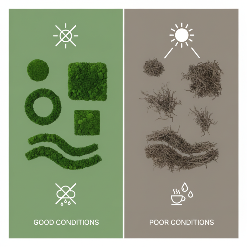 How to Keep Preserved Moss Fresh Without Watering?