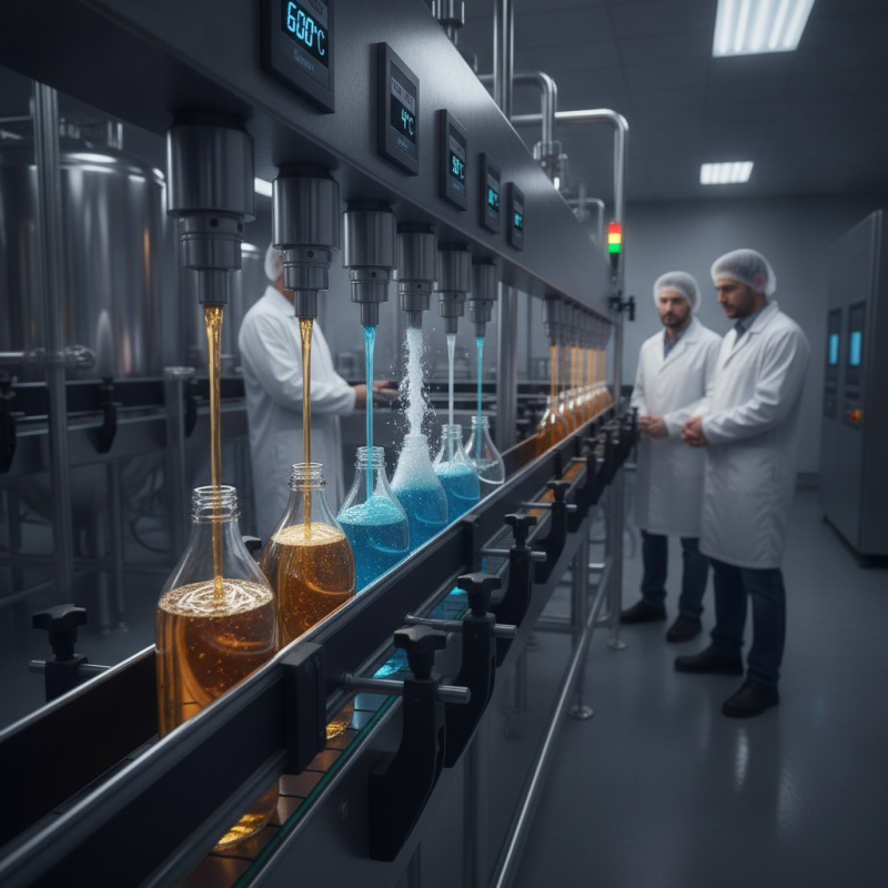 How does temperature influence liquid filling efficiency?