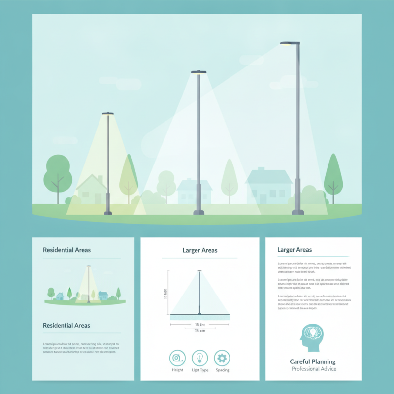 How High Should Outdoor Pole Lights Be for Best Illumination?