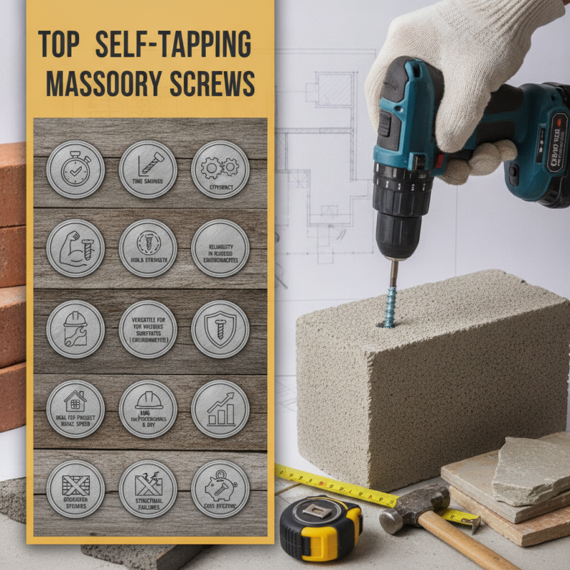 Top 10 Benefits of Using Self Tapping Masonry Screws?