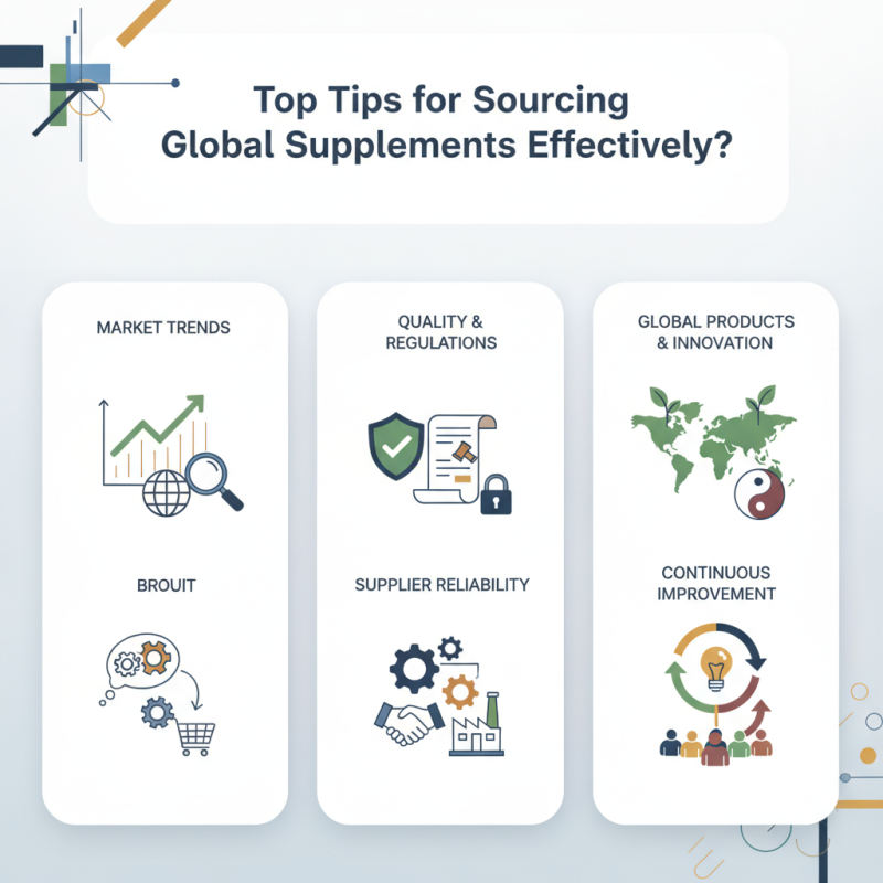 Top Tips for Sourcing Global Supplements Effectively?