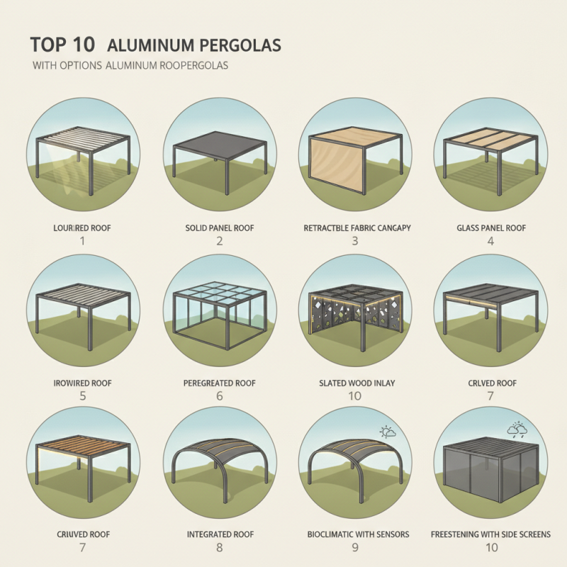 Top 10 Aluminum Pergola With Roof Options for Your Outdoor Space?