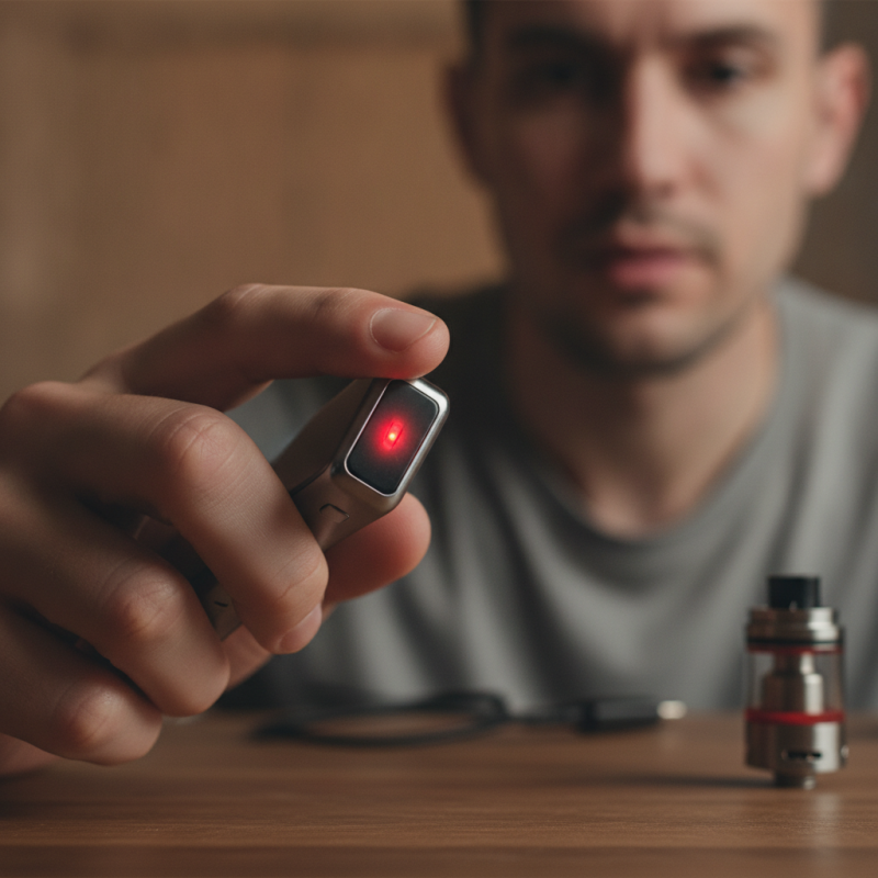 What Does a Flashing Red Light on My Vape Mean for Users?