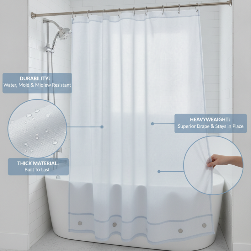 Top 10 Vinyl Shower Curtain Options for Global Buyers?