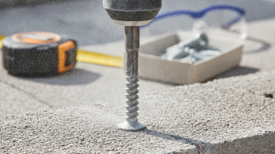 2026 How to Use Stainless Steel Concrete Screws Effectively?