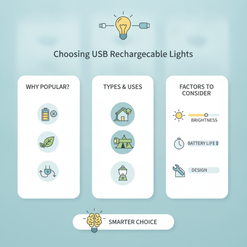 How to Choose USB Rechargeable Lights for Your Needs?