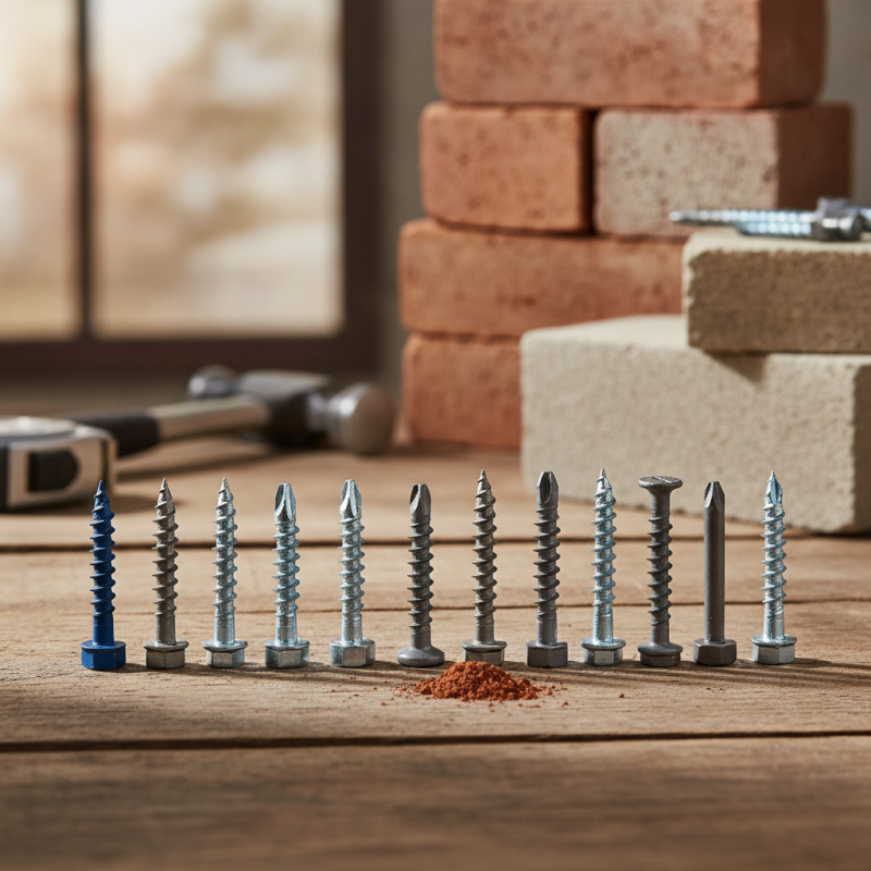 Top 10 Self Tapping Masonry Screws for Your Next Project?