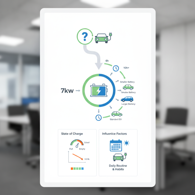 How long does a 7kW charger need to fully charge an EV?