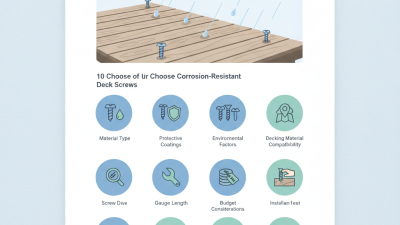 10 Essential Tips for Choosing Corrosion Resistant Deck Screws?