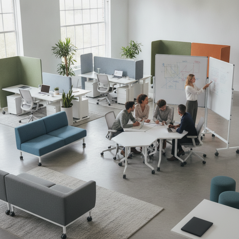 How to Effectively Use Movable Furniture in Open Concept Offices?
