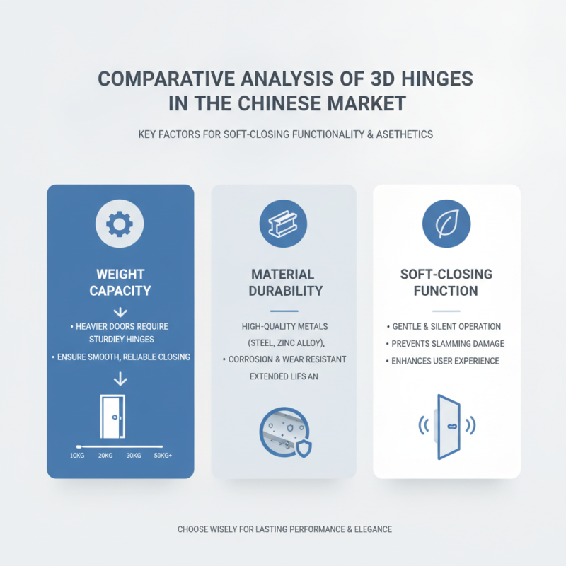 Top 10 3D Hinges for Soft Closing in China What to Consider?