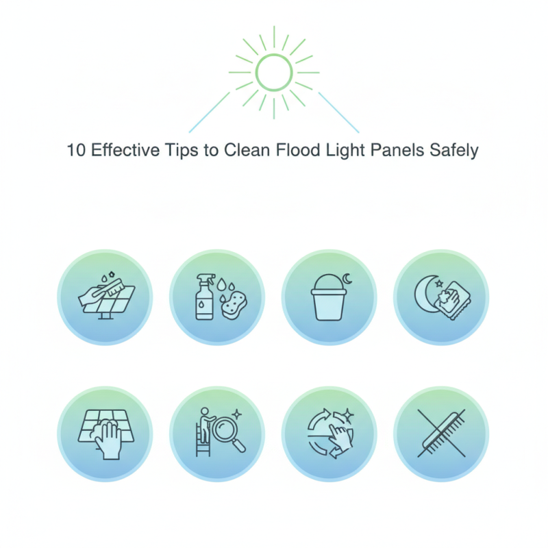 10 Effective Tips to Clean Solar Flood Light Panels Safely?