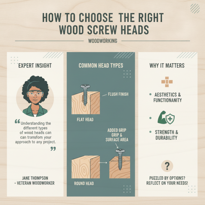 How to Choose the Right Types of Wood Screw Heads?