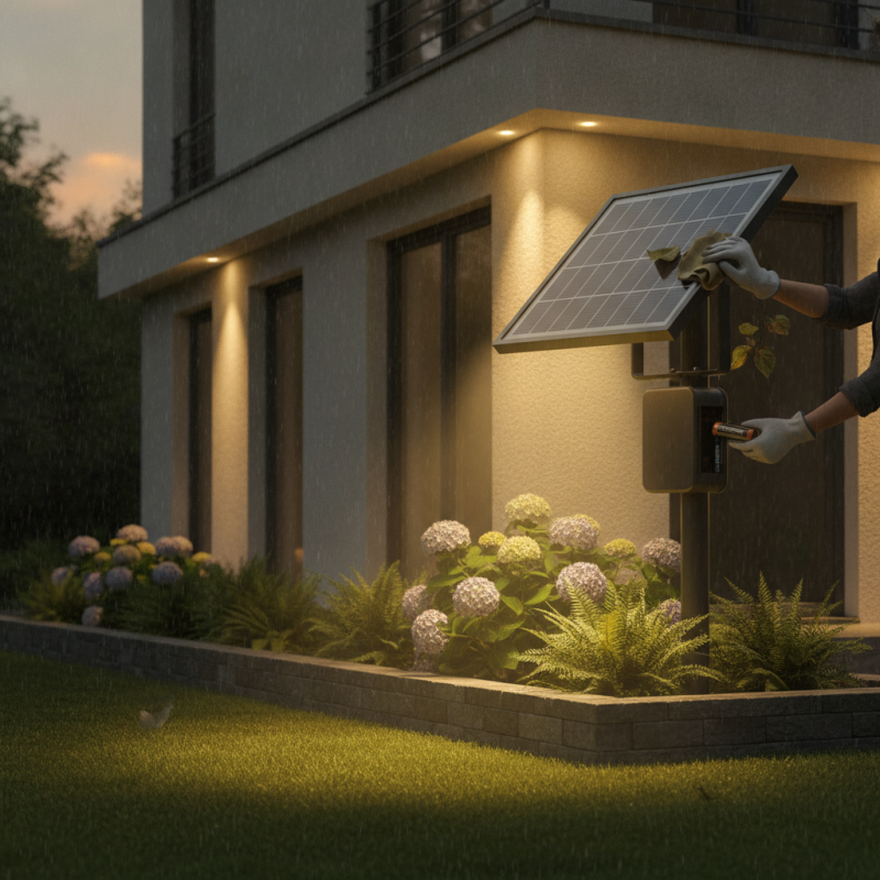 Top 10 Tips to Maintain Outdoor Solar Flood Lights?
