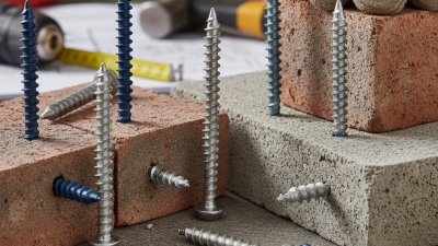 Best Self Tapping Masonry Screws for Global Buyers?