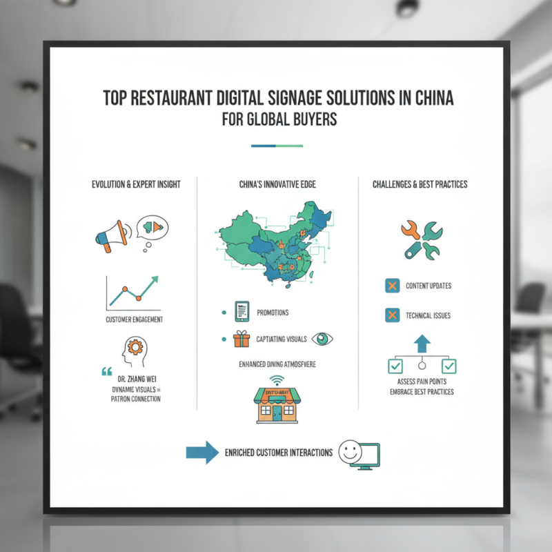 Top Restaurant Digital Signage Solutions in China for Global Buyers?