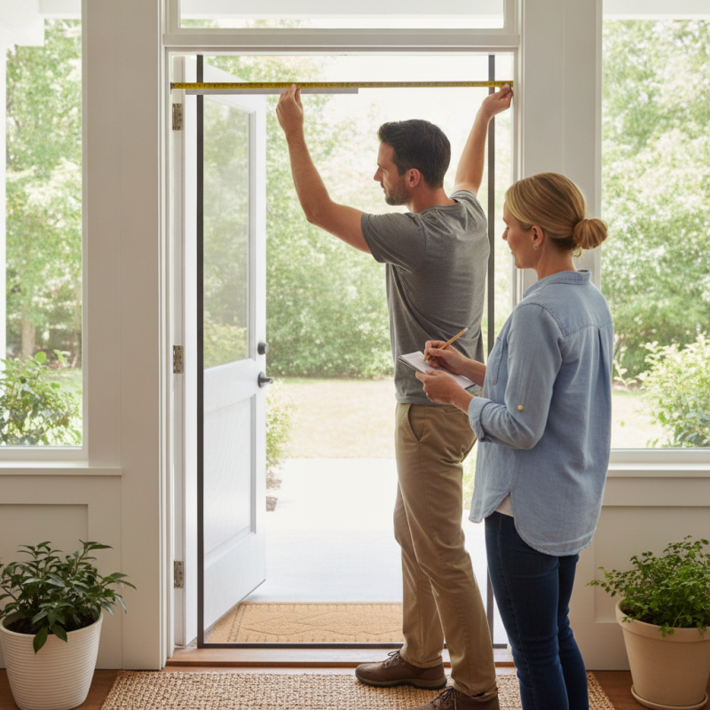 How to Properly Measure for a Replacement Screen Door?