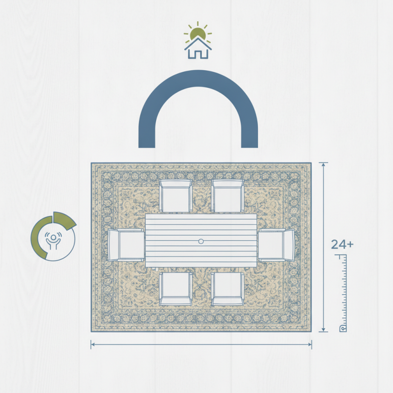 What Size Rug Do I Need for My Outdoor Dining Set?