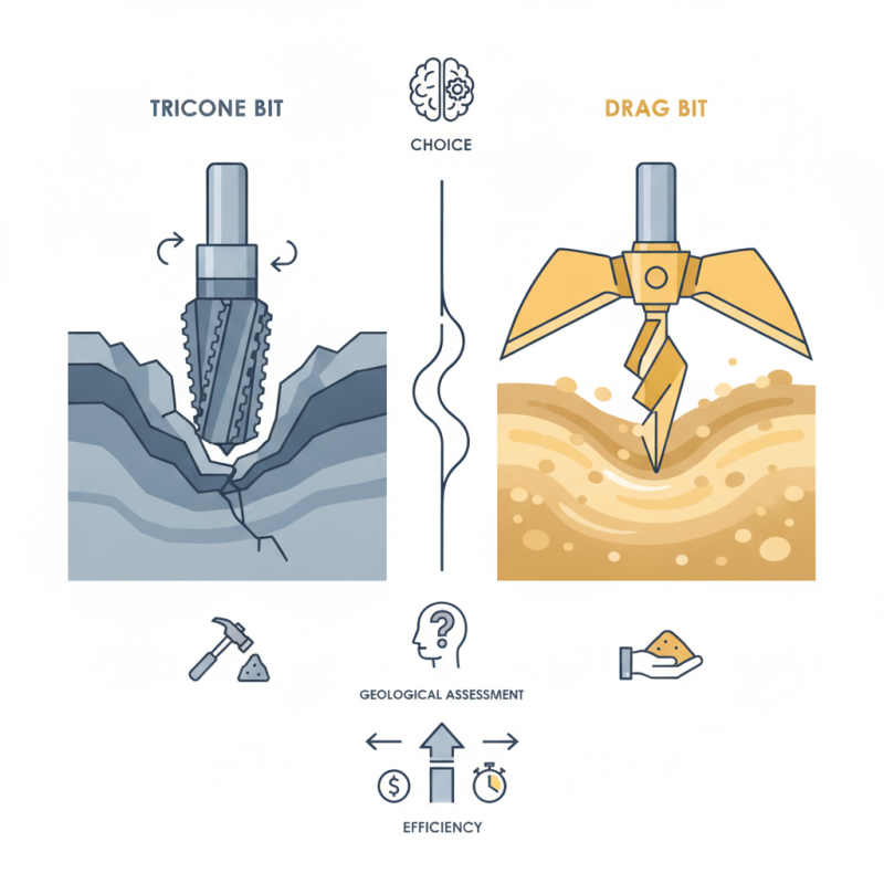 How to Choose Between Tricone Bit and Drag Bit when to Use?