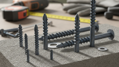 Why Choose Self Tapping Concrete Screws for Your Projects?