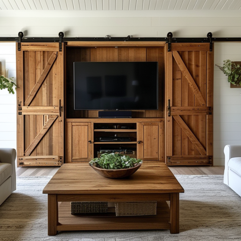 Why Choose a Barn Door TV Stand for Your Home Style?