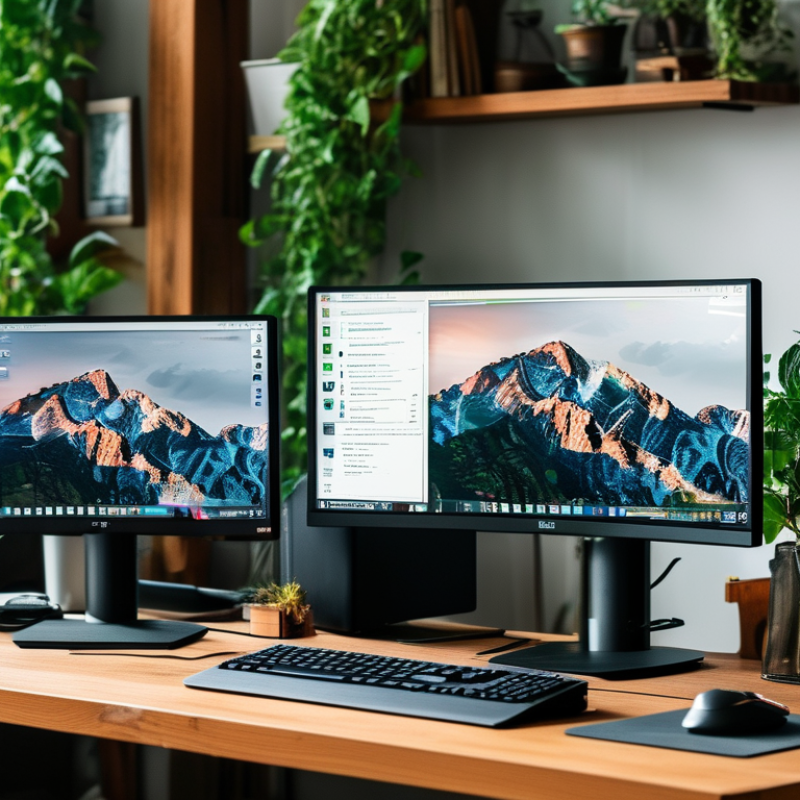 How to Choose the Right Desk Size for Two Monitors?