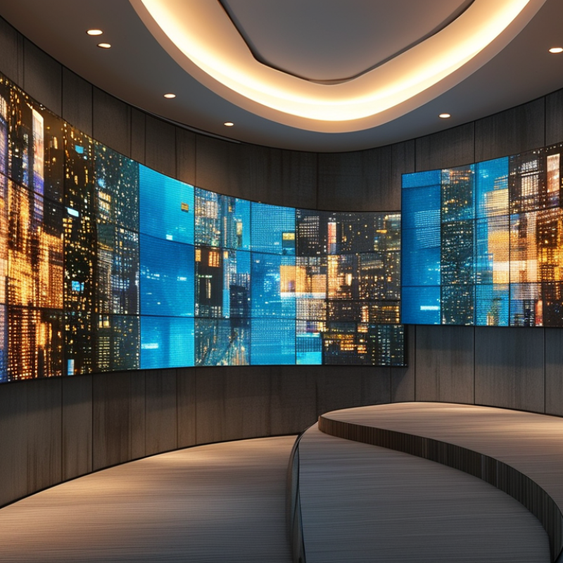 How to Successfully Mount an LED Screen on a Curved Wall?