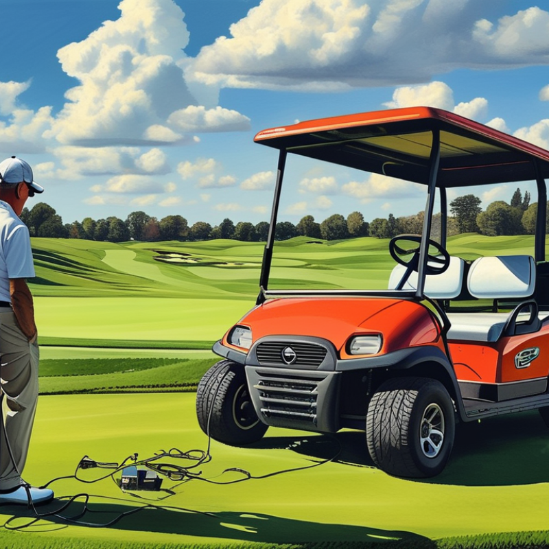 Why is my golf cart charger getting very hot and how to fix it?