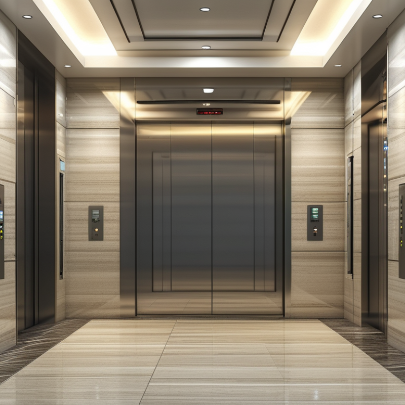 How do elevator control systems enhance smart building efficiency?