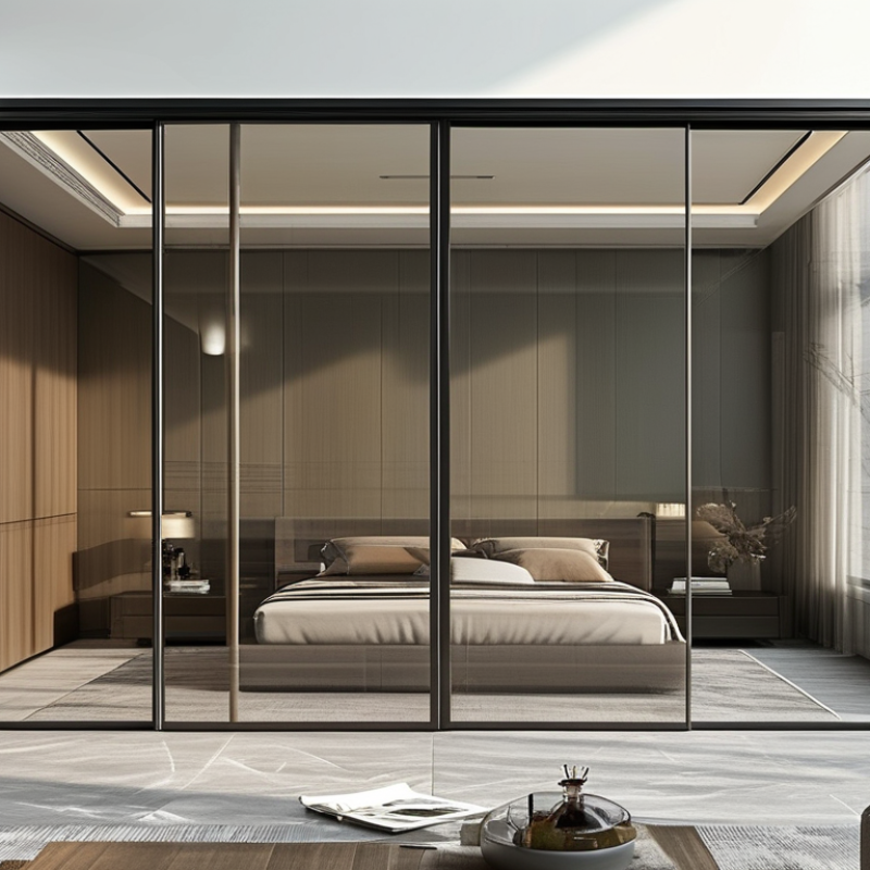 China Top Glass Pocket Doors Interior Features and Benefits?