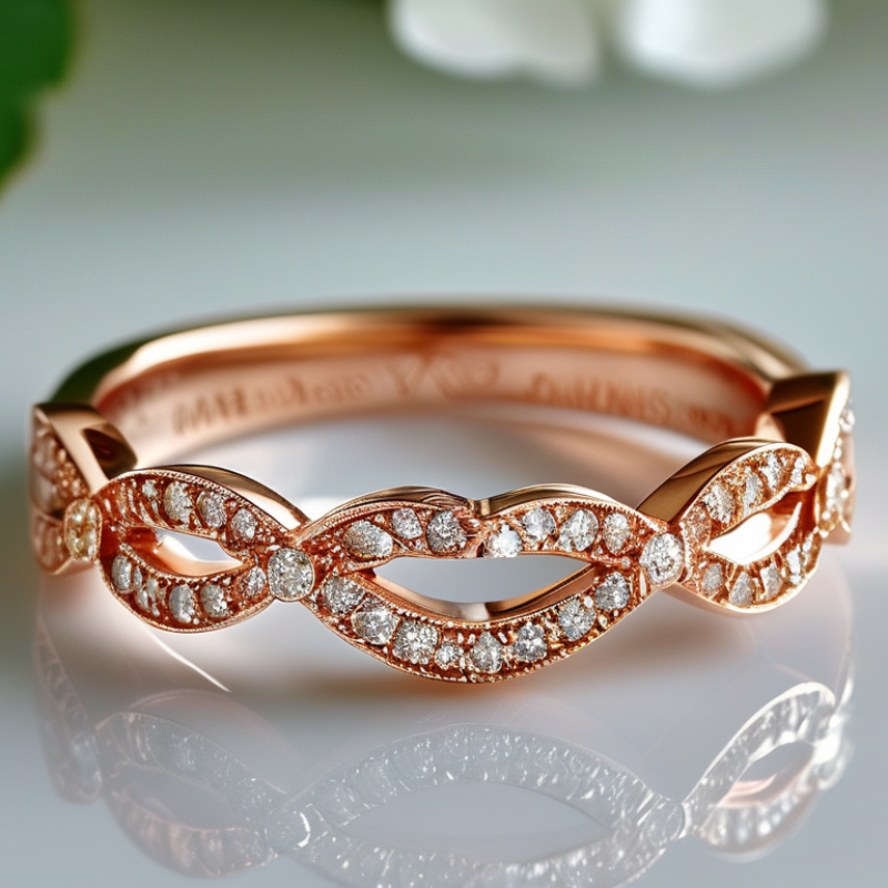 What is the Appeal of Rose Gold Diamond Rings?
