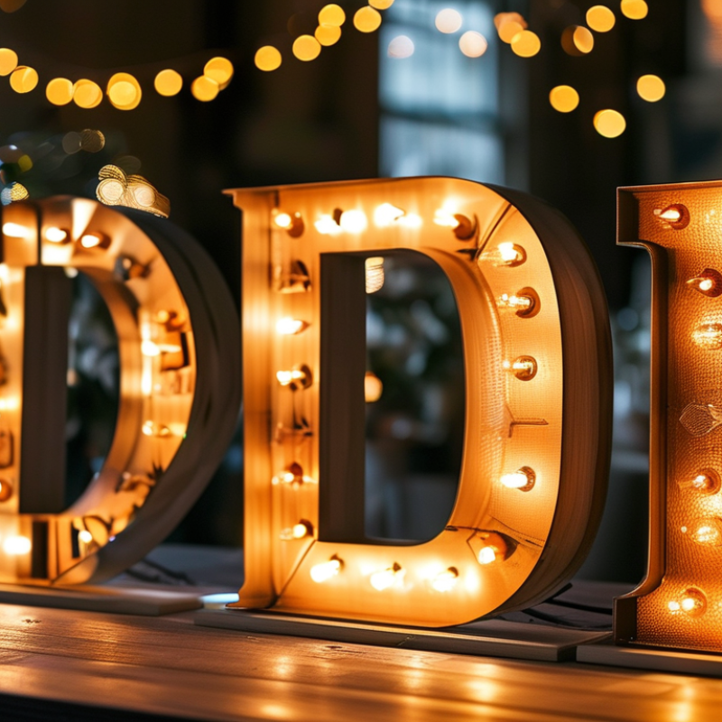 How to Choose the Perfect Marquee Letter for Your Event?