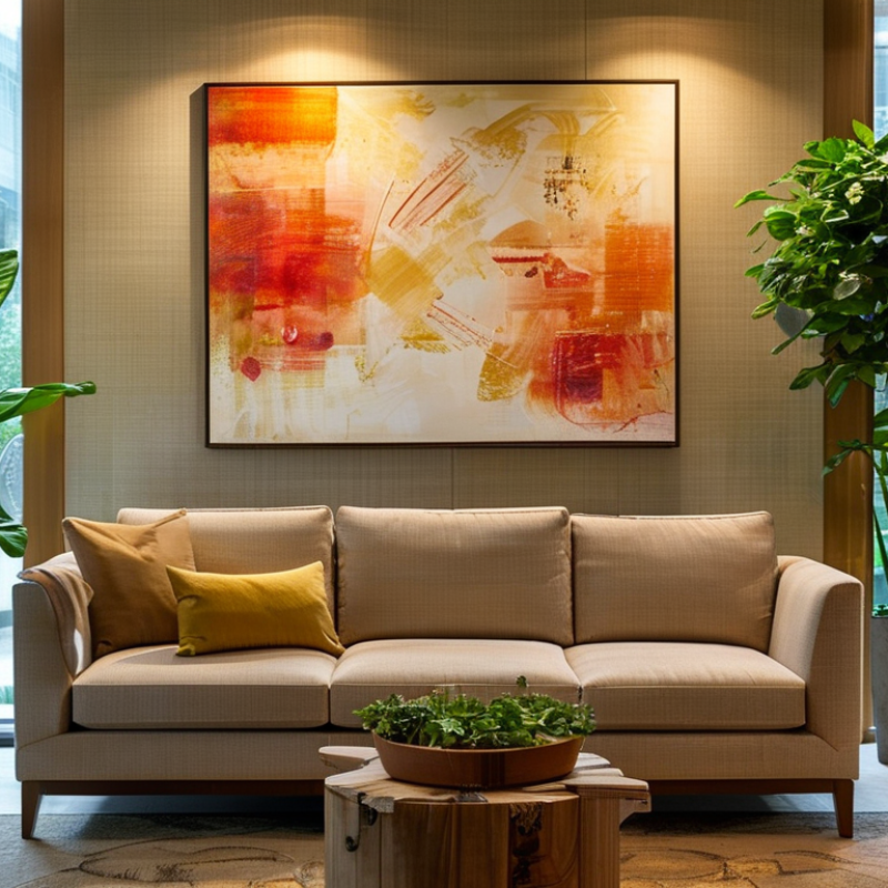 What makes a client reception area feel welcoming?