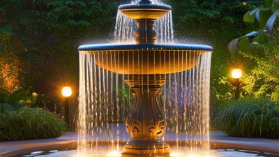 Top 10 Outdoor Fountain Lights for Your Garden Design Ideas?